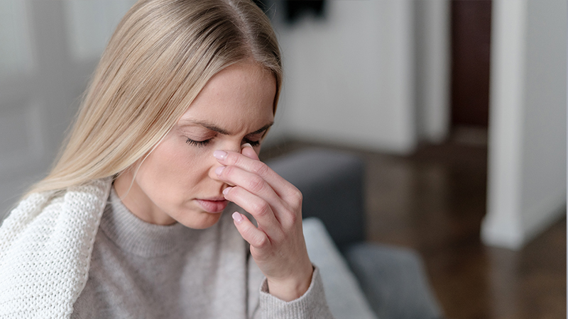 Illustration related to sinusitis